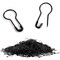 Black Metal Bulb Safety Pins for Clothing (0.87 in, 1000 Pack)